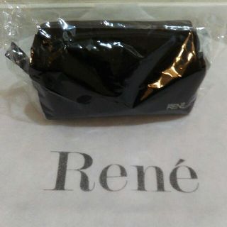 ルネ(René)の【新品未使用】Rene ノベルティ ベロアポーチ(ノベルティグッズ)