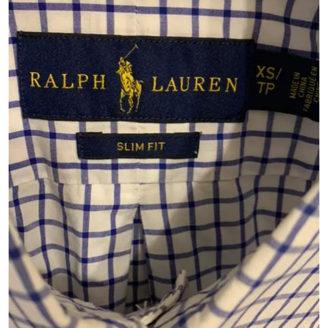 Ralph Lauren(ラルフローレン)のラルフローレン チェックシャツ　XS スリムフィットタイプ メンズのトップス(シャツ)の商品写真