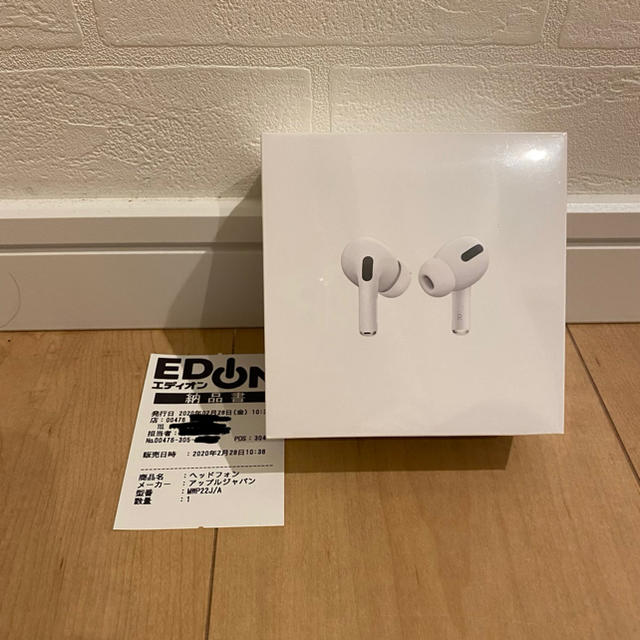 Apple(アップル)のairpods pro スマホ/家電/カメラのオーディオ機器(ヘッドフォン/イヤフォン)の商品写真