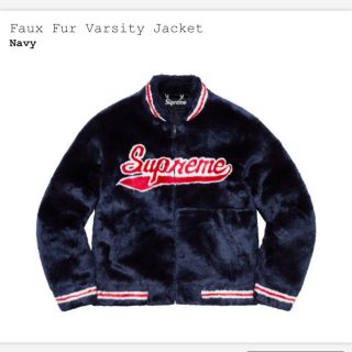 シュプリーム(Supreme)のXL Supreme Faux Fur Varsity Jacket ファー(ブルゾン)