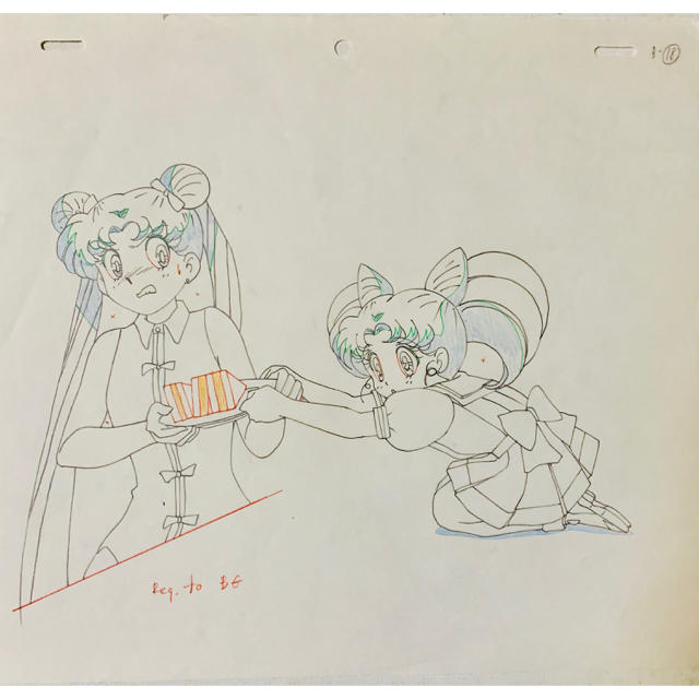 セーラームーン - セーラームーン セル画 うさぎ&ちびうさの通販 セーラームーン - セーラームーン セル画 うさぎ&ちびうさの通販