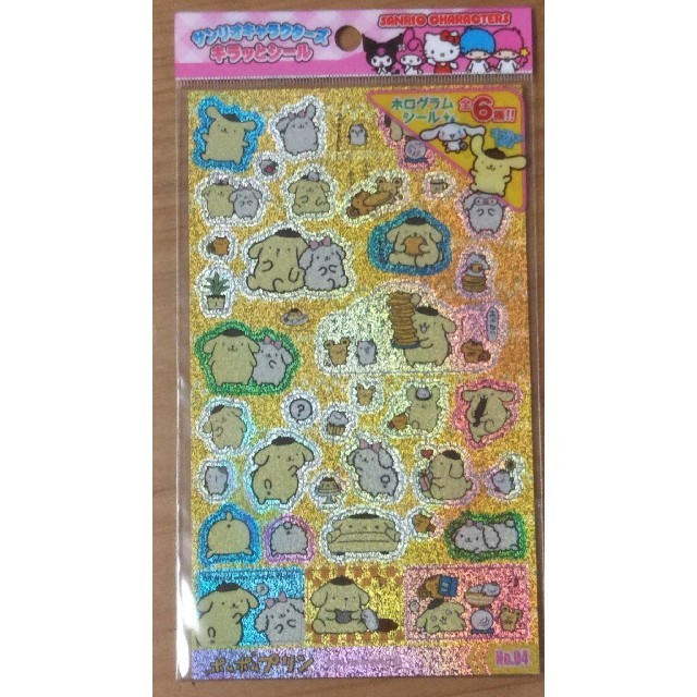 サンリオ(サンリオ)の3点セット  SANRIO シール  ホログラムシール キラキラ インテリア/住まい/日用品の日用品/生活雑貨/旅行(日用品/生活雑貨)の商品写真