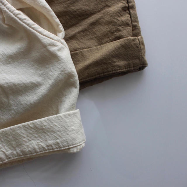 リネンショートパンツ キッズ/ベビー/マタニティのベビー服(~85cm)(パンツ)の商品写真