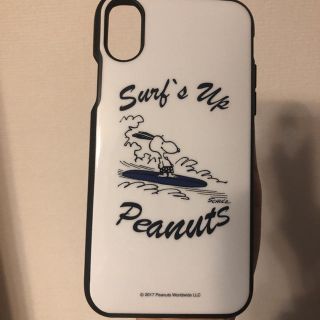 スヌーピー(SNOOPY)のiPhone X スマホケース(iPhoneケース)