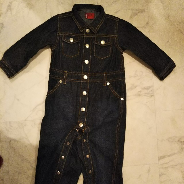 Levi's(リーバイス)のLevi's#デニムつなぎ キッズ/ベビー/マタニティのキッズ服男の子用(90cm~)(パンツ/スパッツ)の商品写真