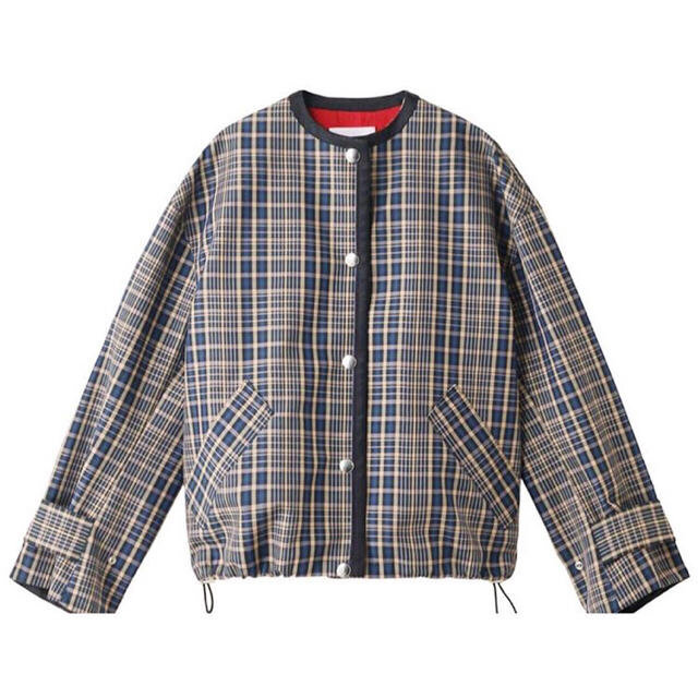 えり様 専用》CINOH CHECK COLOR ノーカラーコート 希少 えり様 専用》CINOH CHECK COLOR ノーカラーコート 希少