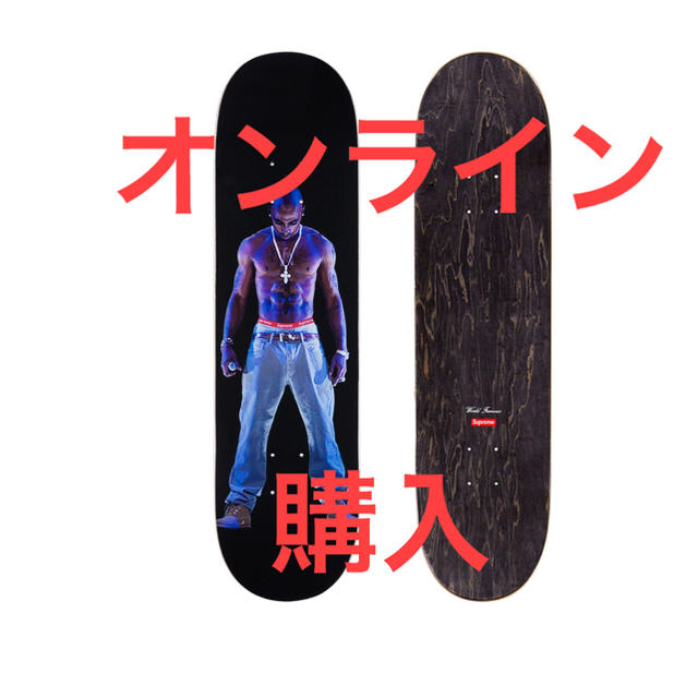 20ss supreme Tupac Hologram Skateboardスケートボード