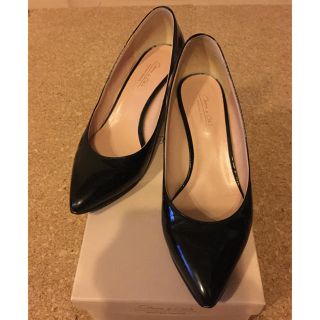 オデットエオディール(Odette e Odile)の【再値下げ】【美品】オデット エ オディール ウエッジソール・パンプス（黒）(ハイヒール/パンプス)