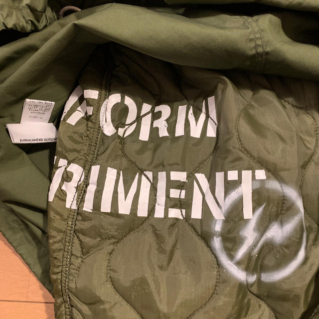 希少 黒入荷！ uniform experiment fragment 藤原ヒロシ モッズコート experiment uniform  ミリタリージャケット