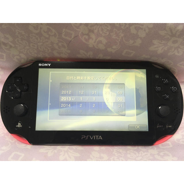 【箱無・本体充電器のみ】PS Vitaピンク (MODEL PCH-2000) 1