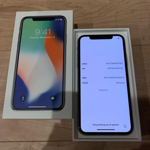 スマートフォン本体iPhone X Silver シルバー 64GB SIMロック解除済み