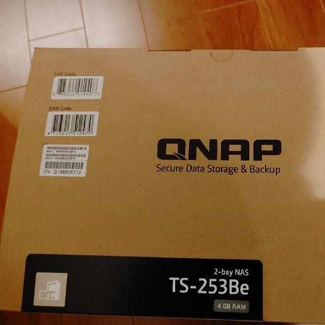 名作 TS-253Be QNAP 単体モデル 4GB メモリー PC周辺機器