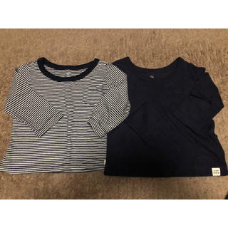 ベビーギャップ(babyGAP)のbabyGAP 長袖Tシャツ2枚セット70cm(Ｔシャツ)