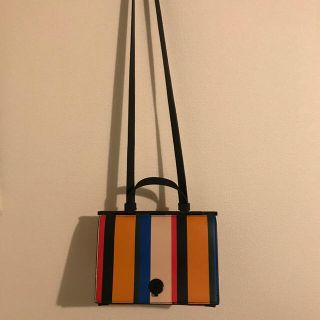 ザラ(ZARA)のZARA マルチカラーストライプショルダーバッグ(ショルダーバッグ)