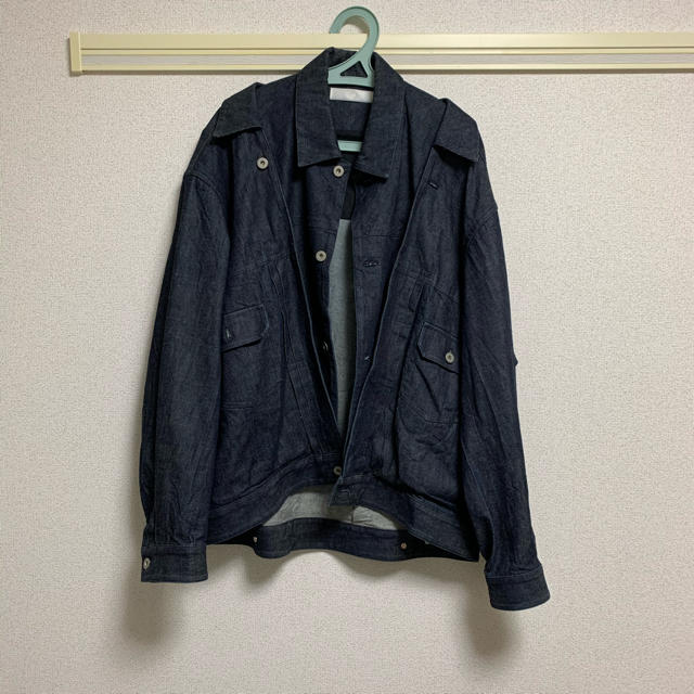 ethosens エトセンス レイヤードデニムジャケットの通販 by ニカ ethosens エトセンス レイヤードデニムジャケットの通販 by ニカ