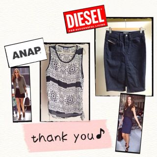 ディーゼル(DIESEL)のよっちゃん様専用ページ(ひざ丈スカート)