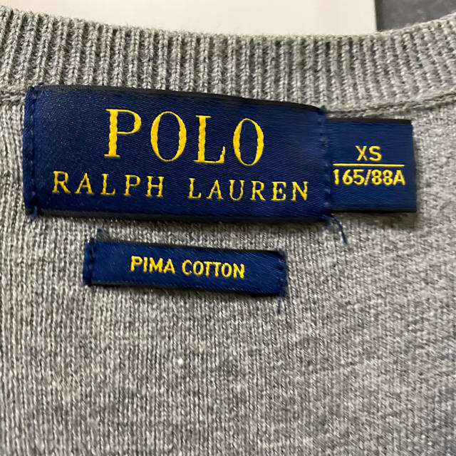 POLO RALPH LAUREN(ポロラルフローレン)のラルフローレン　Ｖネック　セーター/ニット　メンズ　xs メンズのトップス(ニット/セーター)の商品写真