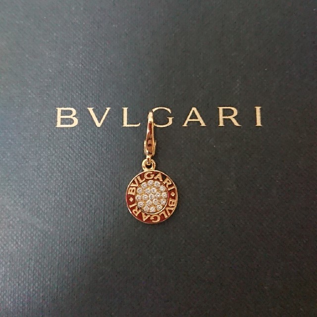 BVLGARI - BVLGARI ブルガリブルガリ パヴェ ダイヤモンド YG ネックレスチャーム