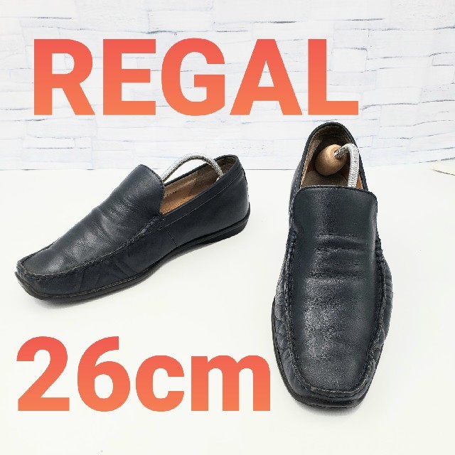 REGAL(リーガル)のREGAL ローファー　ネイビーブルー　26cm メンズの靴/シューズ(スリッポン/モカシン)の商品写真