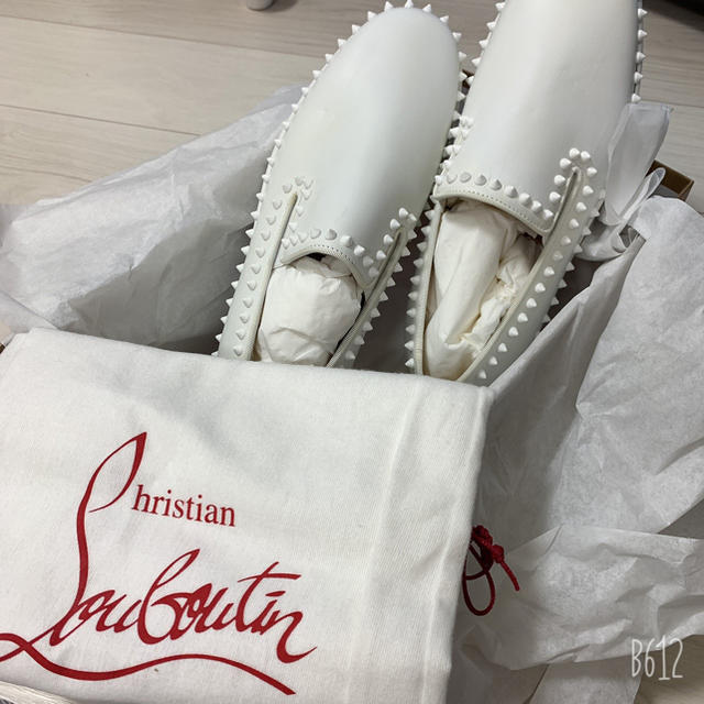 Christian Louboutin(クリスチャンルブタン)のChristian Louboutin レザースリッポン メンズの靴/シューズ(スリッポン/モカシン)の商品写真