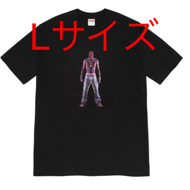 送込!Lサイズ! Supreme tupac hologram tee 黒