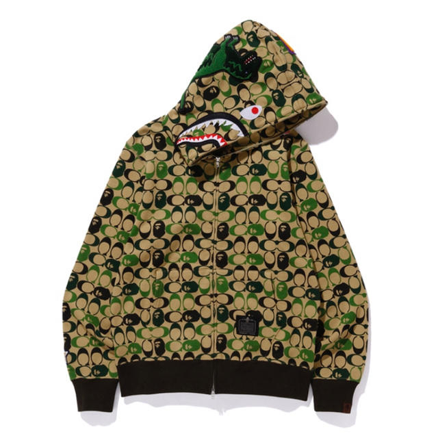 BAPE COACH SHARK HOODIE シャーク パーカー 1