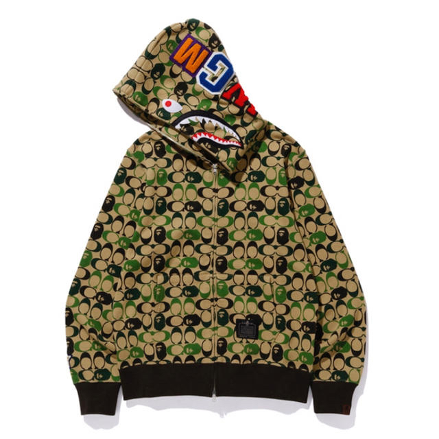 BAPE COACH SHARK HOODIE シャーク パーカー