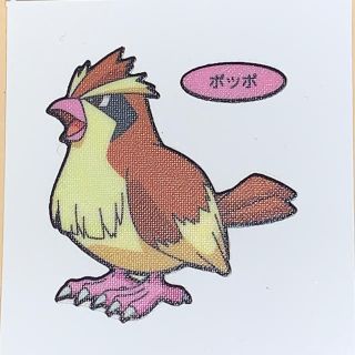 ポケモン(ポケモン)のポッポ ポケモンパンシール(キャラクターグッズ)