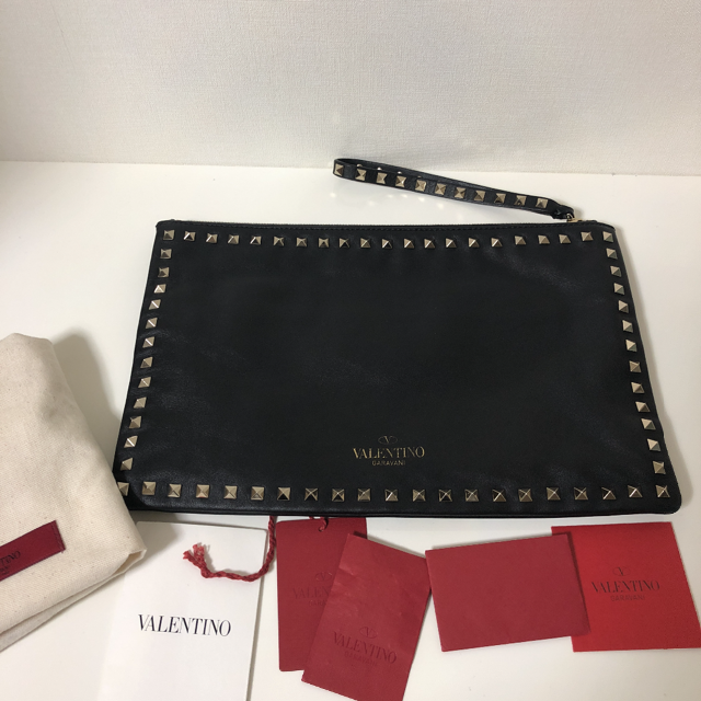 超人気高品質 VALENTINO - 正規品 バレンティノ クラッチ セカンド