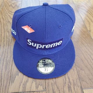 シュプリーム(Supreme)のSupreme ｼｭﾌﾟﾘｰﾑ NEWERA 7/5-8 新品 20ss 紫(キャップ)