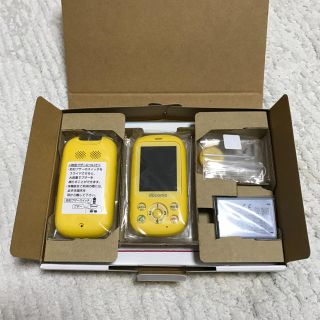 エヌティティドコモ(NTTdocomo)のdocomo F-03J キッズケータイ イエロー 新品 キッズ携帯 ドコモ(携帯電話本体)