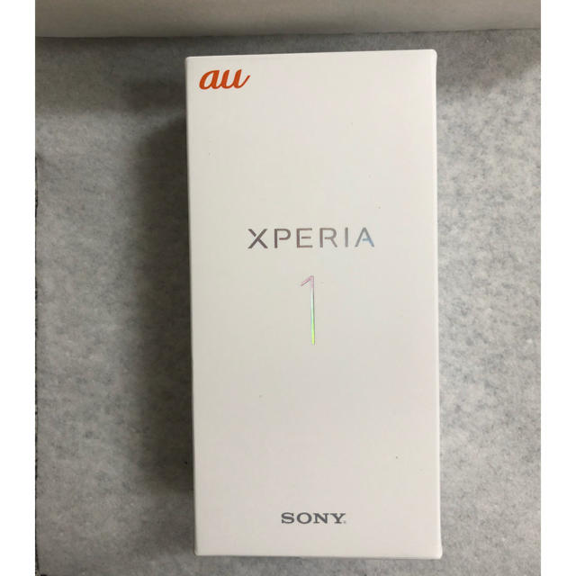 Xperia(エクスペリア)のXperia 1 SOV40  Grey スマホ/家電/カメラのスマートフォン/携帯電話(スマートフォン本体)の商品写真