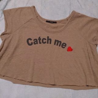 カスタネ(Kastane)のCatch me ♥Tシャツ(Tシャツ(半袖/袖なし))