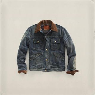 ダブルアールエル(RRL)のRRL NEW ROPER JACKET S(Gジャン/デニムジャケット)