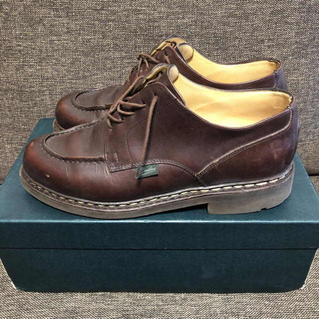 美品】パラブーツ シャンボード coffee UK7-