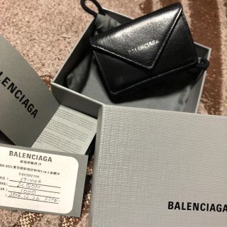 バレンシアガ(Balenciaga)の★掘り出し王国様★専用  バレンシアガペーパーウォレット★黒★(財布)