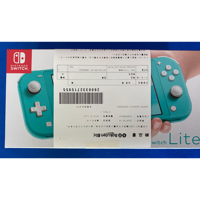 Nintendo Switch  Lite ターコイズ　新品未開封　保証書付き