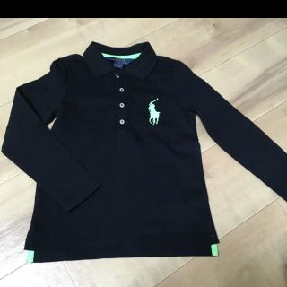 ポロラルフローレン(POLO RALPH LAUREN)の新品 ラルフローレン 長袖ポロシャツ 5T ビックポニー　週末値下げ中(Tシャツ/カットソー)