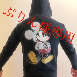 トミー(TOMMY)のTOMMY（トミー）×Disney（ディズニー）コラボパーカー　黒　Lサイズ(パーカー)