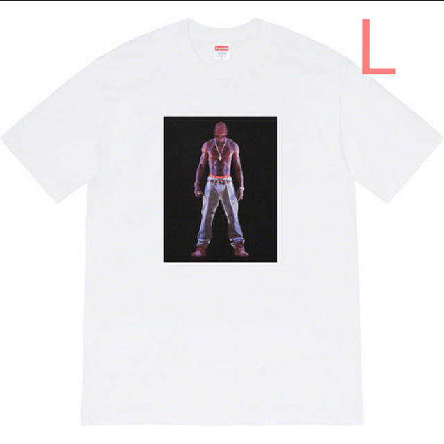 L 20SS Supreme Tupac Hologram Tee White