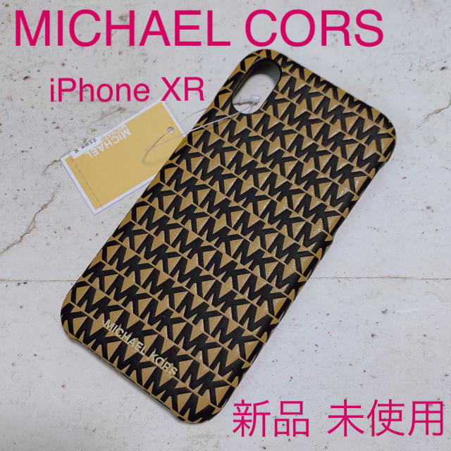 Michael Kors(マイケルコース)の新品　未使用　送料込み　マイケルコース　MKロゴ　iPhone XR スマホ/家電/カメラのスマホアクセサリー(iPhoneケース)の商品写真