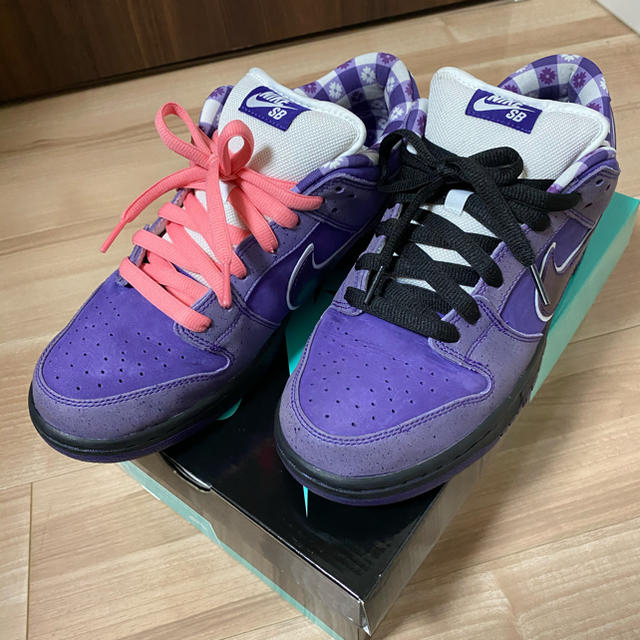 NIKE(ナイキ)のsupman様 専用nike sbdunk  propurple lobster メンズの靴/シューズ(スニーカー)の商品写真