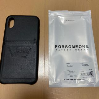 トゥエンティーフォーカラッツ(24karats)のFORSOMEONE iPhone X ケース(iPhoneケース)