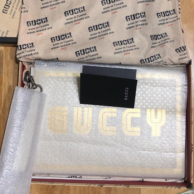 Gucci - y.as様専用GUCCIクラッチバッグ白の通販 by かっきー's shop