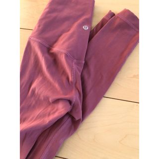 ルルレモン(lululemon)の【売却済】ルルレモンlululemon  ロング丈ピンクレギンス(レギンス/スパッツ)