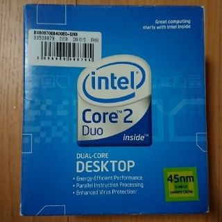 インテル Core 2 Duo E8400 BOX(PCパーツ)