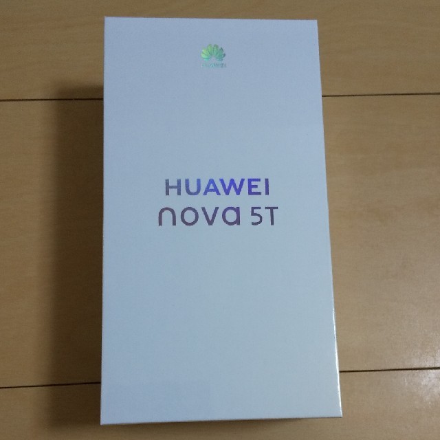 ANDROID(アンドロイド)のHUAWEI nova 5T Crush Blue スマホ/家電/カメラのスマートフォン/携帯電話(スマートフォン本体)の商品写真