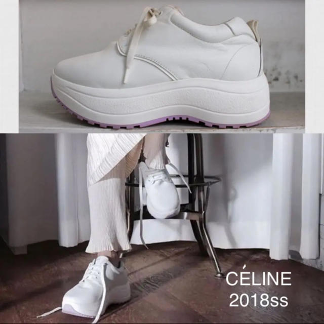 フィービー　celine デリバリーボリュームスニーカー　38