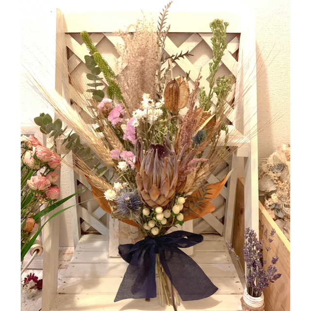 ドライフラワースワッグ☘️プロテア ☘️50cm www.cfinz.co.nz ドライフラワースワッグ☘️プロテア ☘️50cm www.cfinz.co.nz