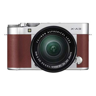 フジフイルム(富士フイルム)のFUJIFILM ミラーレス一眼 X-A3 レンズキット ブラウン(ミラーレス一眼)